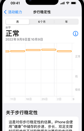 微山iPhone手机维修如何在iPhone开启'步行稳定性通知'