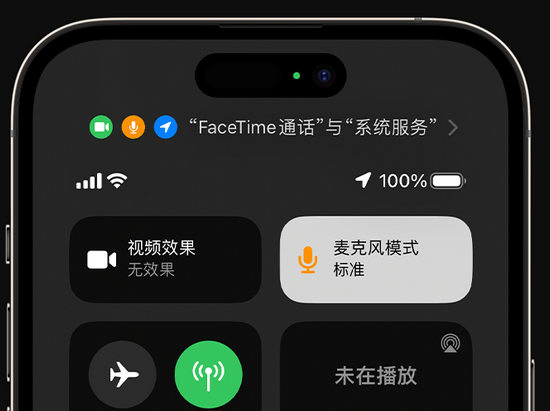 微山苹果授权维修网点分享iPhone在通话时让你的声音更清晰 