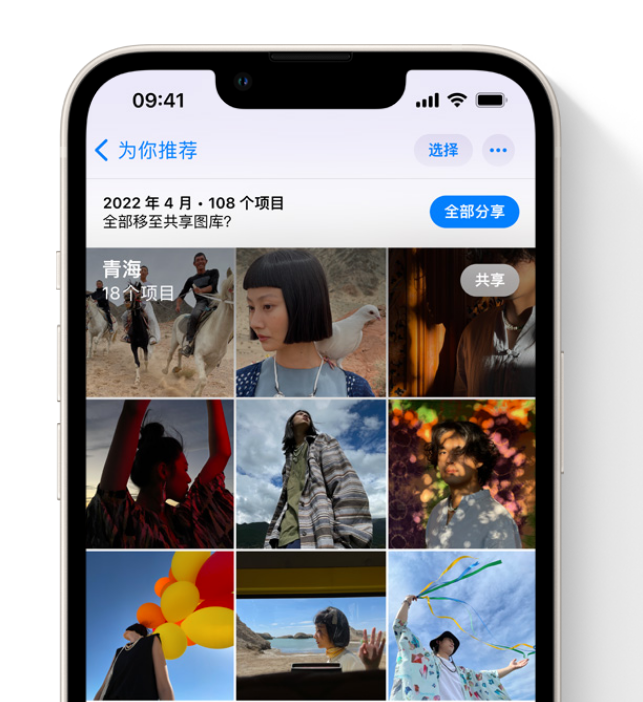 微山苹果维修网点分享在 iPhone 上使用共享图库 