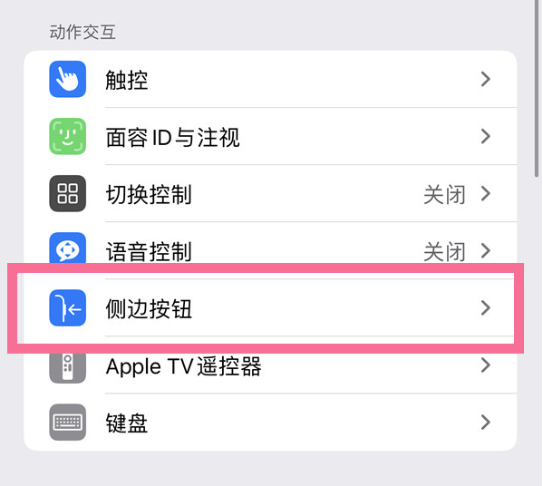 微山苹果14维修店分享iPhone14 Plus侧键双击下载功能关闭方法 