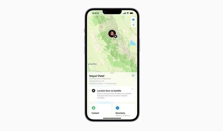 微山苹果14维修分享iPhone14系列中 FindMy功能通过卫星分享位置方法教程 