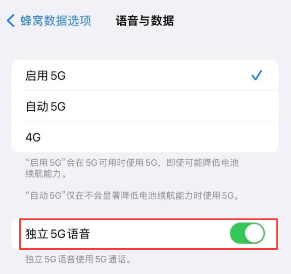 微山苹果14维修分享iPhone 14 Pro如何开启VoNR 